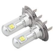 2 fendinebbia per auto H7 40W 800 LM 6000K 8 LED CREE, DC 12V, H7