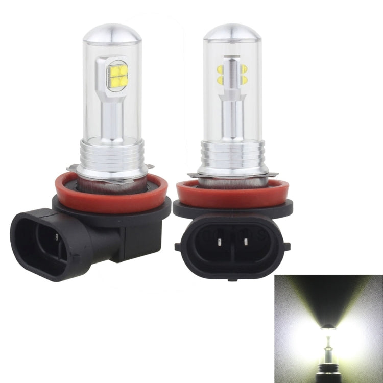 2 PCS H8/H11 40W 800 LM 6000K 8 LED CREE Fendinebbia per auto, DC 12V, H8/H11
