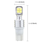 2 PZ Lampadine LED T10 W5W 40W 800LM 6000K per Auto