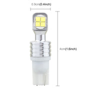 2 PZ T10/W5W 40W 800 LM 6000K Luce di ingombro per auto Luce di lettura Luce di targa con 8 lampade, DC 12V, Blue Light, Red Light, White Light, Yellow Light