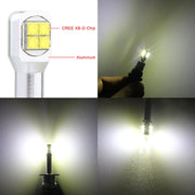 2 PZ T10/W5W 40W 800 LM 6000K Luce di ingombro per auto Luce di lettura Luce di targa con 8 lampade, DC 12V, Blue Light, Red Light, White Light, Yellow Light