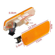 Alloggiamento luci d'ingombro paraurti anteriore da 2 pezzi senza lampadina di ricambio 1JM945071 / 1JM945072 per VW Golf / Jetta 1999-2005