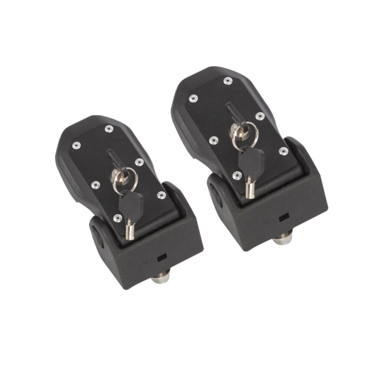 2 pezzi antifurto per auto cofano chiusura chiusura chiusura fibbia coperchio motore con serratura per Jeep Wrangler JL 2018, for Jeep Wrangler JL 2018