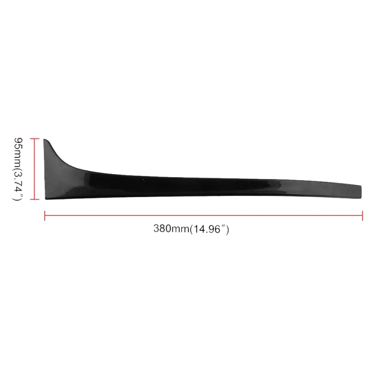 Spoiler laterale ABS nero per Volkswagen Golf 7 MK7 2014-2017