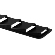 Set di 2 pezzi di rivestimento del pannello di raffreddamento della feritoia di ventilazione del cofano della presa d'aria universale per auto, Black