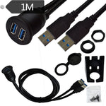 Cavo prolunga impermeabile USB 3.0 maschio-femmina 1m