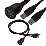 Cavo prolunga impermeabile USB 3.0 maschio-femmina 1m