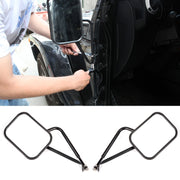Specchi retrovisori rettangolari per specchietto retrovisore laterale per auto da 2 pezzi per Jeep Wrangler JL 2018, For Jeep Wrangler JL 2018