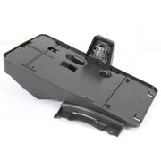 Staffa di montaggio del supporto del numero del telaio della targa posteriore della coda dell'auto con luce per Jeep Wrangler JK 2007-2017, Rear License Plate Frame