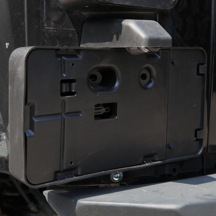 Staffa montaggio targa posteriore con luce per Jeep Wrangler JK 2