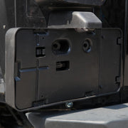 Staffa di montaggio del supporto del numero del telaio della targa posteriore della coda dell'auto con luce per Jeep Wrangler JK 2007-2017, Rear License Plate Frame