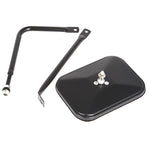Specchi retrovisori rettangolari per specchietto retrovisore laterale per auto da 2 pezzi per Jeep Wrangler JK 2007-2017, For Jeep Wrangler JK 2007-2017