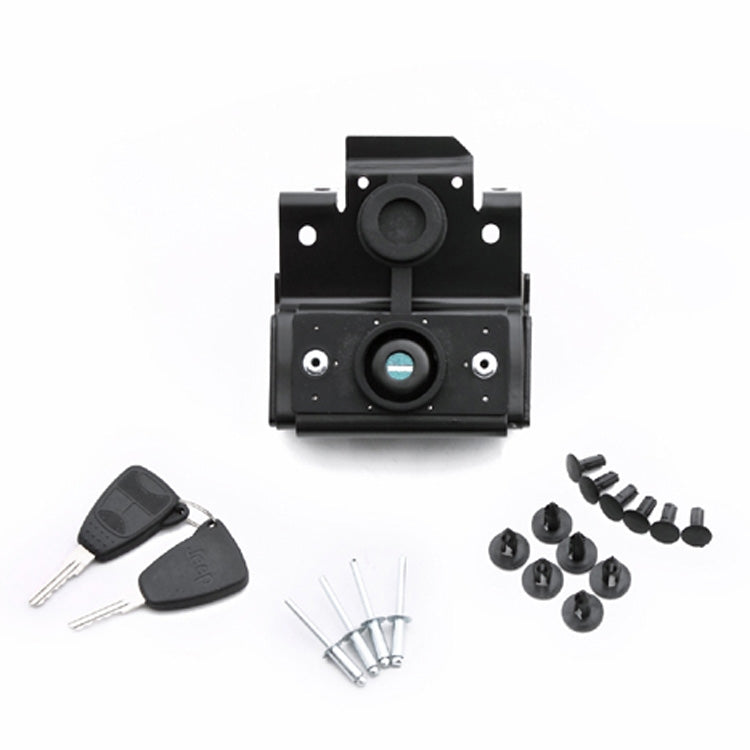 Antifurto cofano auto con chiavi per Jeep Wrangler JK 2007-2017