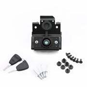 Antifurto per cofano per auto, chiusura a scatto, blocco coperchio motore con chiavi per Jeep Wrangler JK 2007-2017, Jeep Wrangler JK 2007-2017(with Keys)