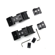 2 PZ Auto Tre Fori Cappuccio Chiusura Chiusura a scatto Fibbia Copertura motore per Jeep Wrangler JK 2007-2017, Jeep Wrangler JK 2006-2017(Three Holes)