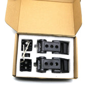 2 PZ Auto Tre Fori Cappuccio Chiusura Chiusura a scatto Fibbia Copertura motore per Jeep Wrangler JK 2007-2017, Jeep Wrangler JK 2006-2017(Three Holes)