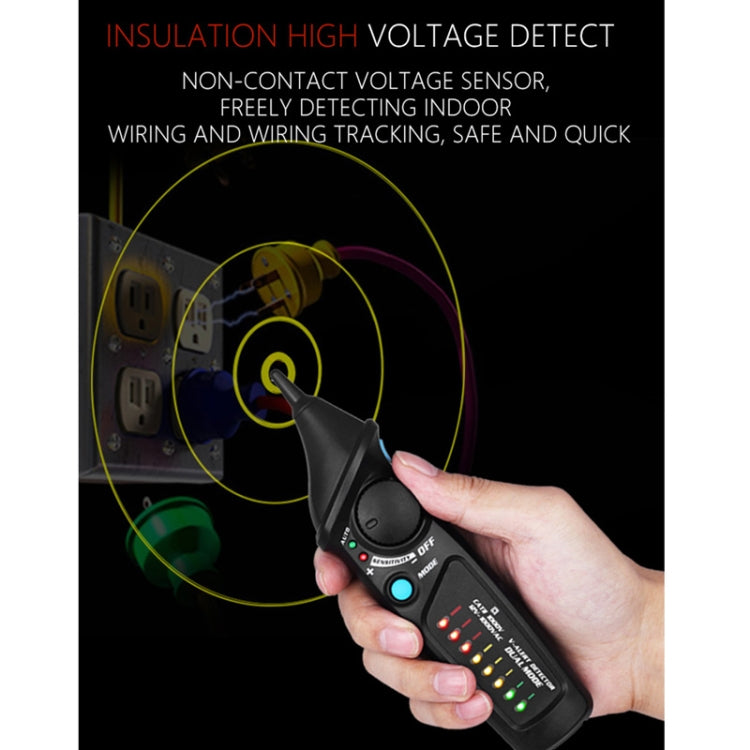 BSIDE AVD06 Rilevatori di tensione CA senza contatto 12~1000 V Elettrosonda a induzione Tipo penna ACV Tester elettrici Strumento domestico con luce LED