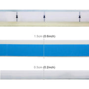 2 luci di direzione/luci di marcia ultrasottili per auto a doppio colore da 30 cm DC12V 4.2W, con perline lampada LED SMD-2835 (luci di direzione: luce gialla; luci di marcia: luce blu ghiaccio), Turn Lights: Yellow Light; Running Lights: Ice Blue Light