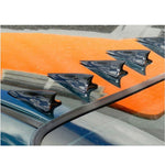 Spoiler pinna di squalo nero universale per auto 10 pezzi