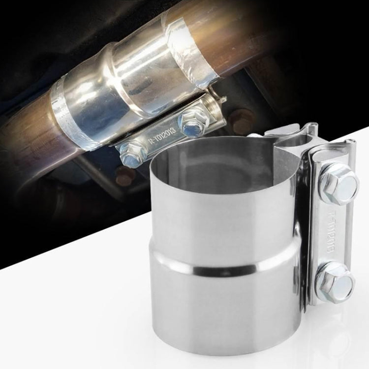 Morsetto a fascia in acciaio inox per tubo scarico 2,5 pollici