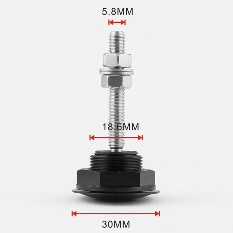 Kit clip blocco perni cofano in acciaio inox Mini