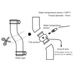 Misuratore temperatura acqua auto per Honda Civic 28-40mm