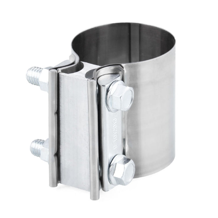 Morsetto a fascia per giunto lap in acciaio inossidabile per scarico turbo per auto da 2,5 pollici 63 mm, 2.5 inch