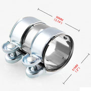 Morsetto per fascia di giunzione per giro in acciaio inossidabile a basso tenore di carbonio per auto da 2,0 pollici, 2.0 inch (Low carbon)