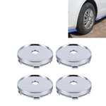 Set 4 coprimozzo ruota auto in metallo 6x6 cm