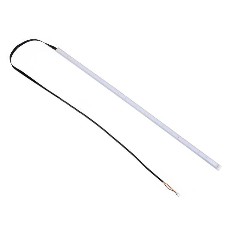 Set 2 luci LED auto 45 cm doppio colore giallo e blu