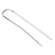 2 pezzi 45 cm DC12V 5 W ultrasottili impermeabili per auto auto doppi colori luci di direzione/luci di marcia Lampadine a LED SMD-2835 (luci di direzione: luce gialla; luci di marcia: luce blu), 45cm Turn Lights: Yellow Light; Running Lights: White Lig...