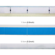 2 pezzi 45 cm DC12V 5 W ultrasottili impermeabili per auto auto doppi colori luci di direzione/luci di marcia Lampadine a LED SMD-2835 (luci di direzione: luce gialla; luci di marcia: luce blu), 45cm Turn Lights: Yellow Light; Running Lights: White Lig...