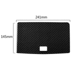 Adesivo decorativo per pannello di navigazione per console in fibra di carbonio per auto per Mercedes-Benz W204 Classe C 2007-2010, Console Navigation