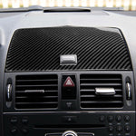 Adesivo decorativo per pannello di navigazione per console in fibra di carbonio per auto per Mercedes-Benz W204 Classe C 2007-2010, Console Navigation