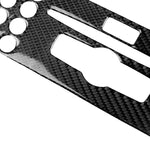Adesivo decorativo per pannello console centrale in fibra di carbonio per auto per Mercedes-Benz W204 Classe C 2007-2010, Center Console (A)