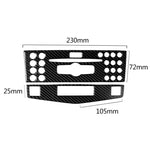 Adesivo decorativo fibra di carbonio per Mercedes W204 Classe C