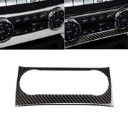 Adesivo decorativo per pannello di controllo della manopola dell'aria condizionata in fibra di carbonio per auto per Mercedes-Benz W204 Classe C 2011-2013, Air Conditioning Knob (German Flag)