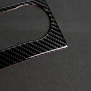 Adesivo decorativo per pannello di controllo della manopola dell'aria condizionata in fibra di carbonio per auto per Mercedes-Benz W204 Classe C 2011-2013, Air Conditioning Knob (German Flag)