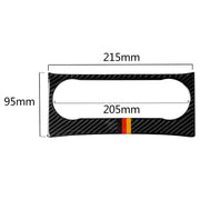 Auto Bandiera Tedesca In Fibra di Carbonio Aria Condizionata Manopola Pannello di Controllo Adesivo Decorativo per Mercedes-Benz W204 Classe C 2011-2013, Air Conditioning Knob