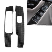 Adesivo decorativo per pannello alzacristalli in fibra di carbonio per auto da 2 pezzi per Mercedes-Benz W204 Classe C 2007-2013, guida a sinistra, Window Lift Panel