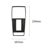 Adesivo cornice lampada lettura fibra carbonio Mercedes