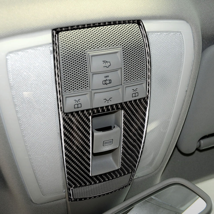 Adesivo cornice lampada lettura fibra carbonio Mercedes