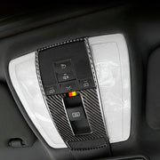 Auto Bandiera Tedesca In Fibra di Carbonio Lampada Da Lettura Cornice Adesivo Decorativo per Mercedes-Benz W204 2007-2013/W212 2010-2012, Reading Lamp Frame (German Flag)