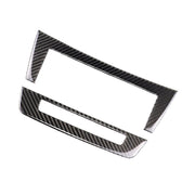 Adesivo decorativo per pannello CD di controllo centrale in fibra di carbonio per auto per Mercedes-Benz W204 2011-2013 7 pulsanti, Central Control CD Panel