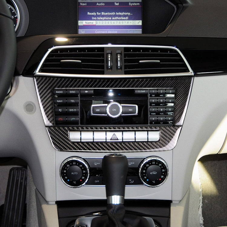 Adesivo decorativo in fibra di carbonio per Mercedes-Benz W204