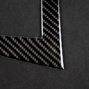 Adesivo decorativo per pannello CD di controllo centrale in fibra di carbonio con bandiera tedesca per auto per Mercedes-Benz W204 2011-2013 7 pulsanti, Central Control CD Panel (German Flag)