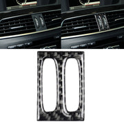 Adesivo decorativo per pannello di uscita aria intermedio in fibra di carbonio per auto per Mercedes-Benz W204 2011-2013, Intermediate Air Outlet
