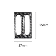 Adesivo decorativo per pannello di uscita aria intermedio in fibra di carbonio per auto per Mercedes-Benz W204 2011-2013, Intermediate Air Outlet