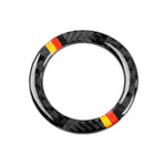 Anello uscita aria in fibra di carbonio per Mercedes W204