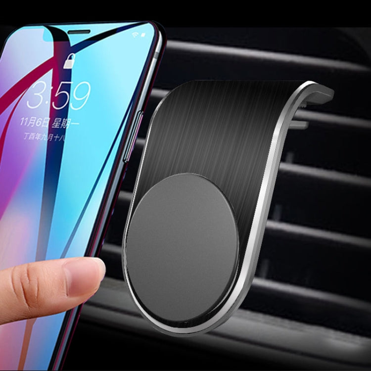 Staffa magnetica in metallo per telefono auto 3-7 pollici